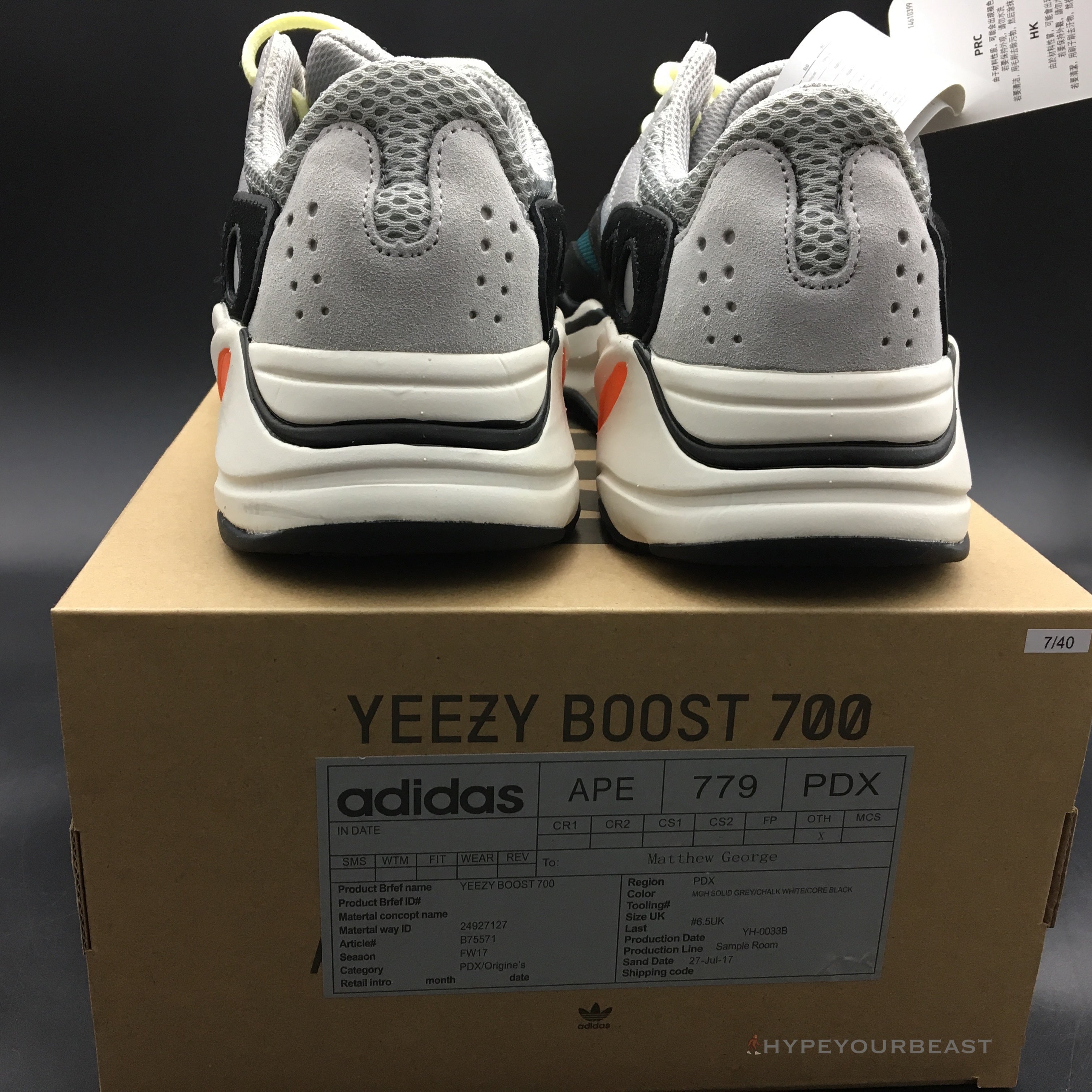 Adidas Yeezy Boost 700  'Wave Runner'