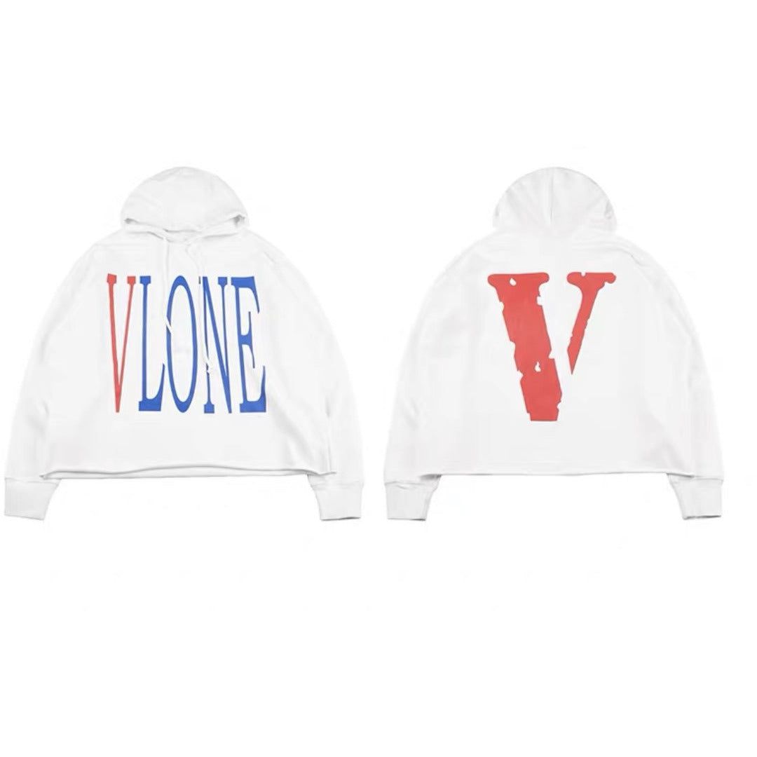 Vlone Red White and Blue Hoodie