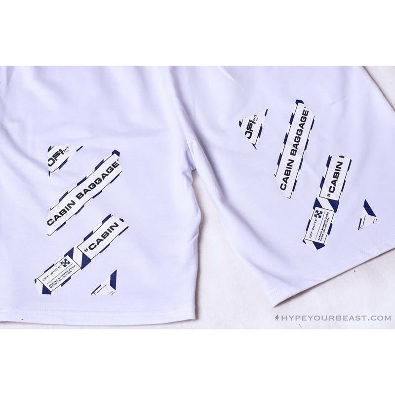 OFF-WHITE Cabin Baggage Shorts 'WHITE'