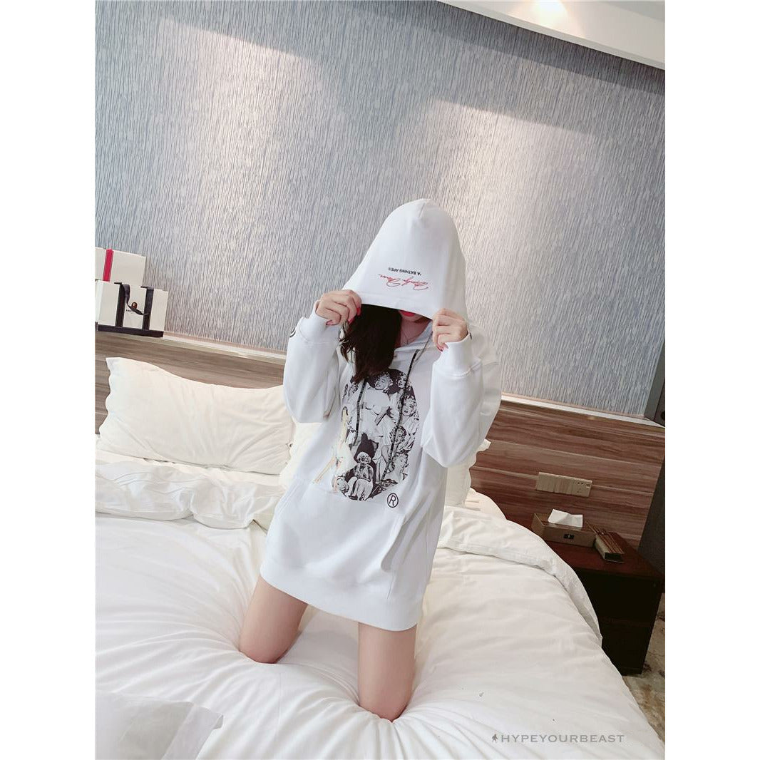 BAPE Marilyn Monroe Hoodie 'WHITE'