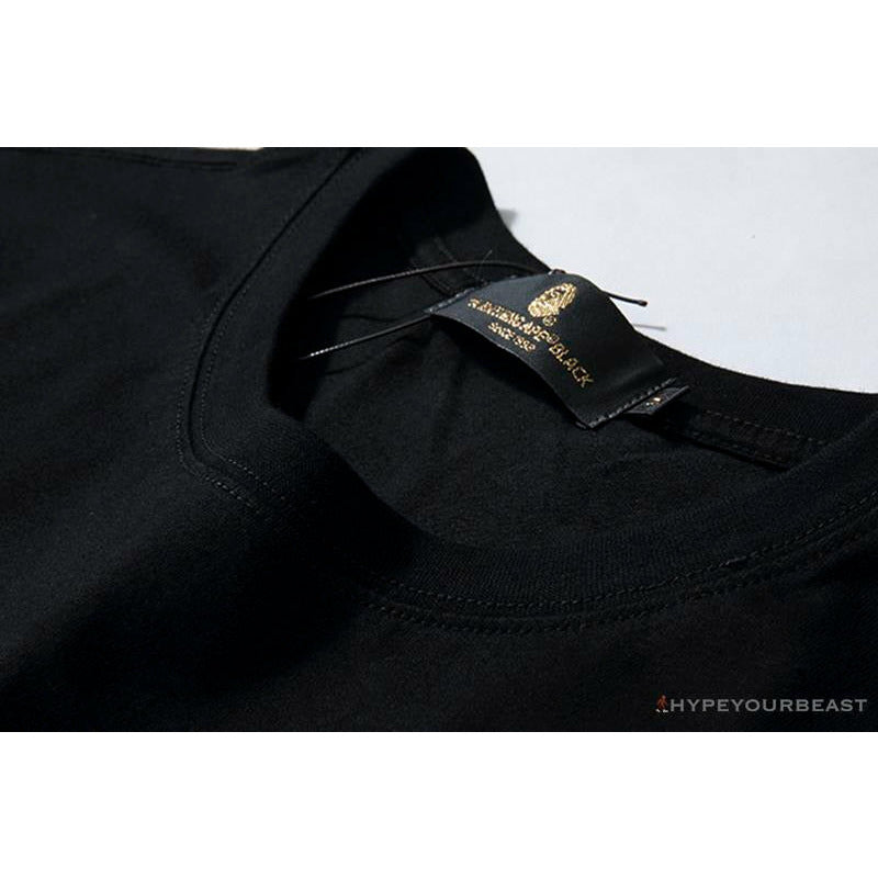 BAPE x MCM Camouflage Ape Head Tee Shirt 'BLACK'