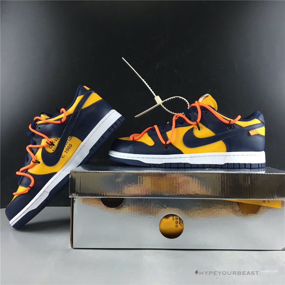 Nike Off-White X Dunk Low 'University Gold'
