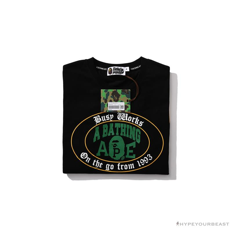 BAPE Ape Man Head Gothic Body Camouflage Tee Shirt