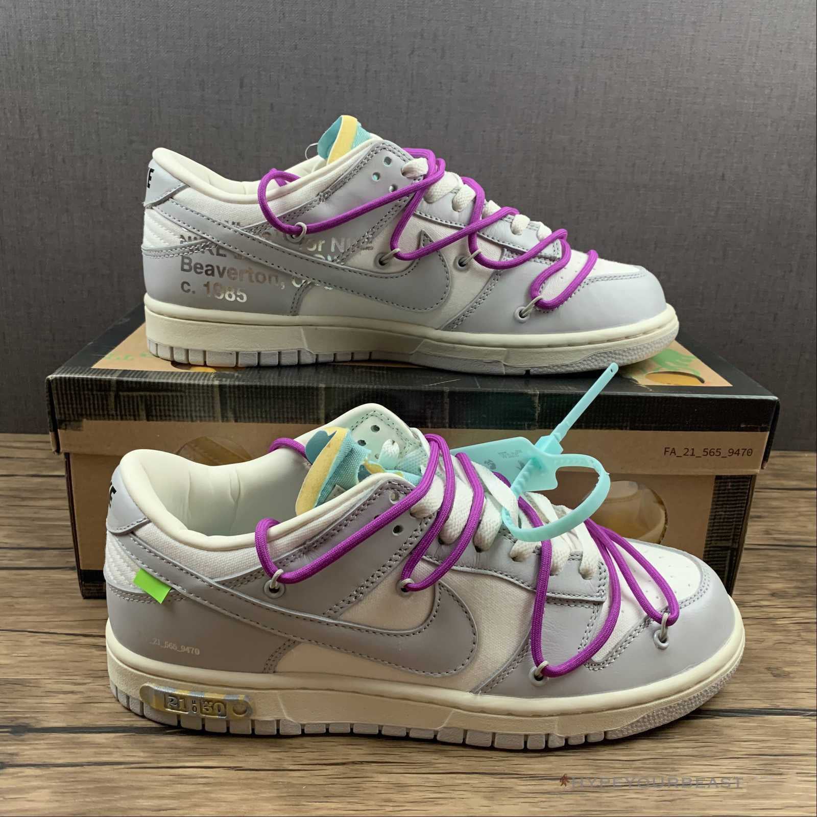 Off White X Nike Dunk Low 'Dear Summer - 48/50'