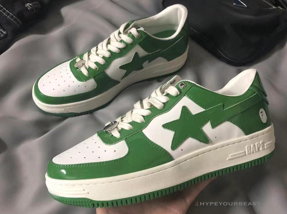 BAPE STA Low Top Sneakers Green