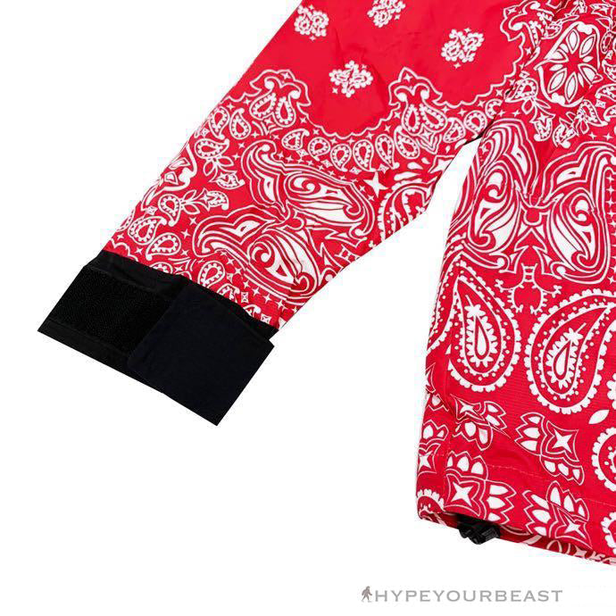 Supreme X TNF Bandana Jacket Red