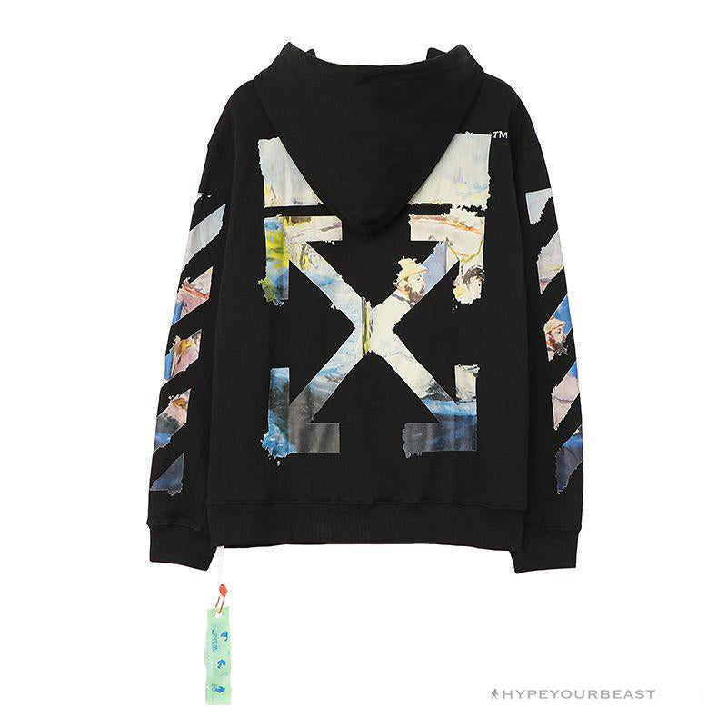 Off White Hoodie Vincent Van Gogh Black
