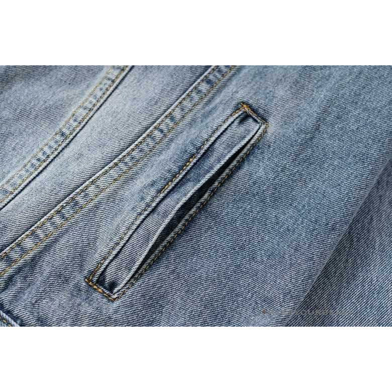 Palm Angels Jean Jacket Blue