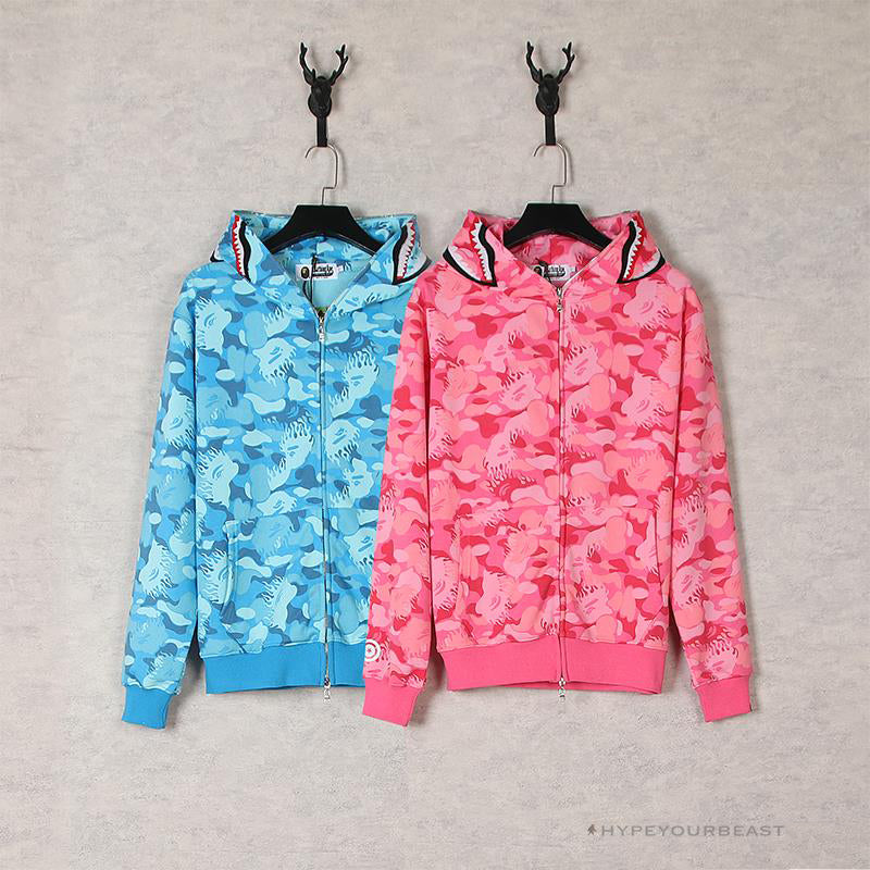 Bape Hoodie Sky Blue