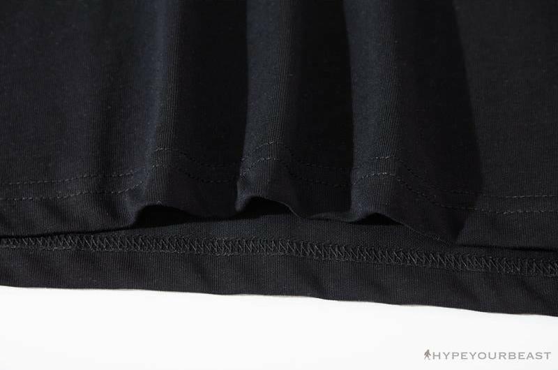 BAPE Baby Milo Blue Shark Hat Little Monkey Tee Shirt 'BLACK'