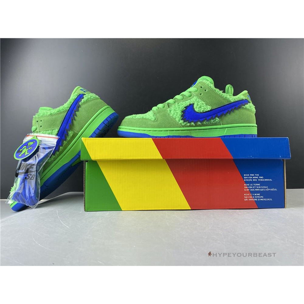 Nike SB Dunk Low X Grateful Dead Green Bear