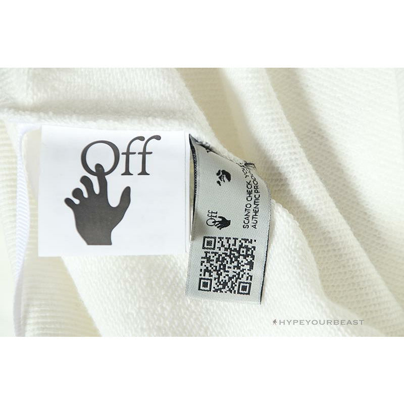 Off White Hoodie Skull White