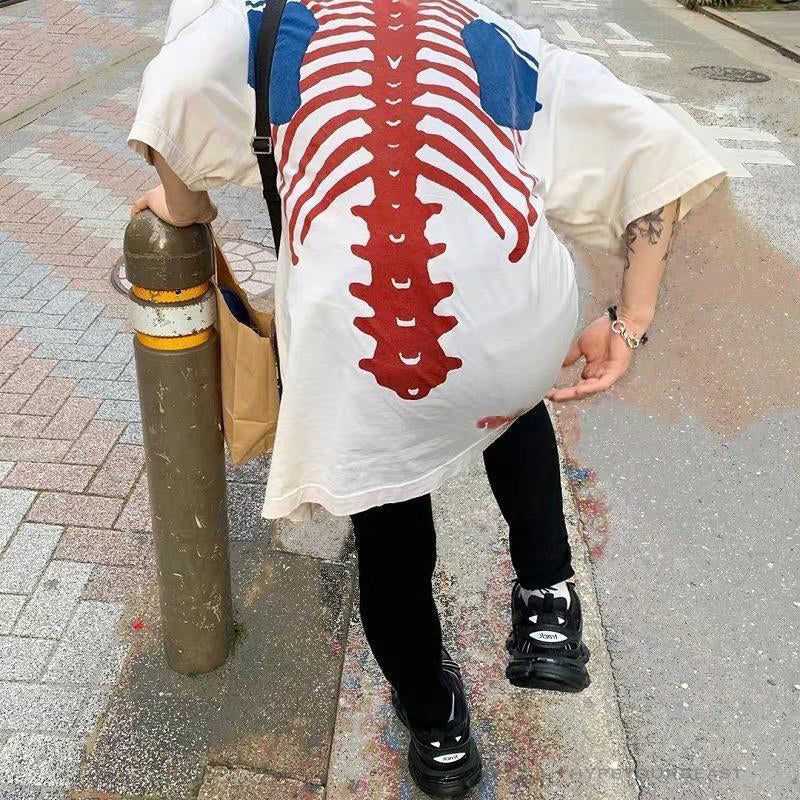 OFF-WHITE Loose x Oversized Chest Tee Shirt 'WHITE'