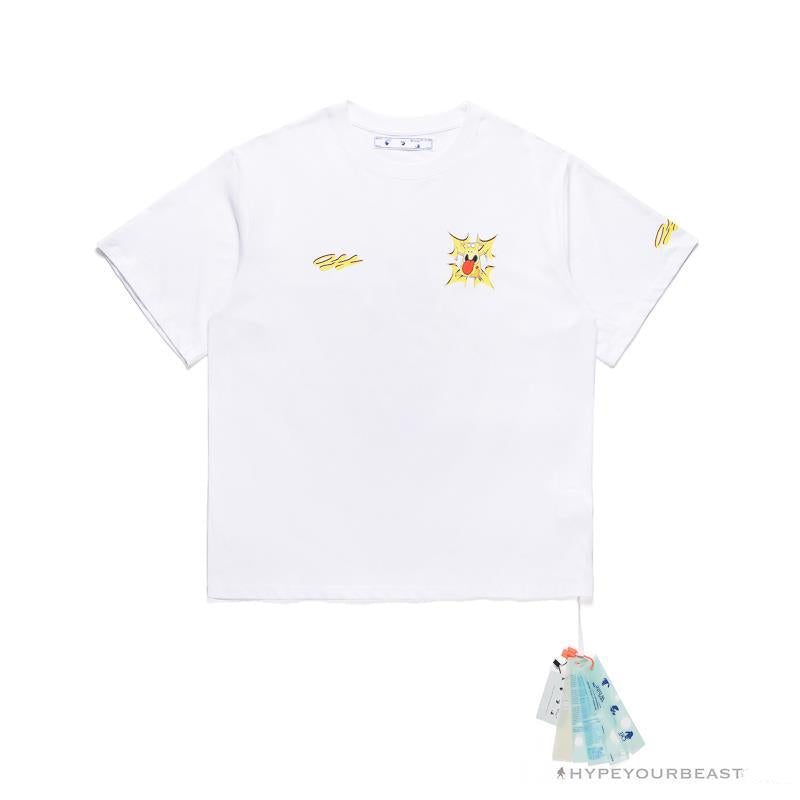 OFF-WHITE Dimensional Arrow Angry Calf Tee Shirt 'WHITE'
