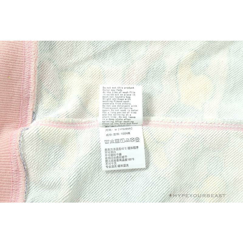 BAPE Shark Head STA Star Camouflage Hoodie 'PINK'