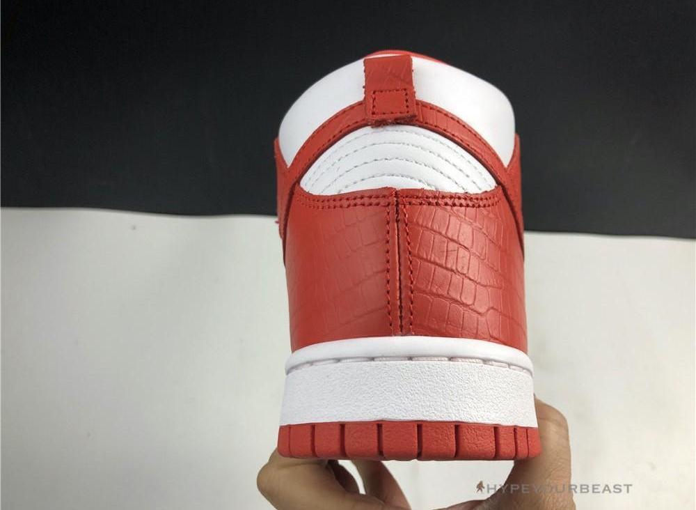 Nike Dunk High X Supreme Red