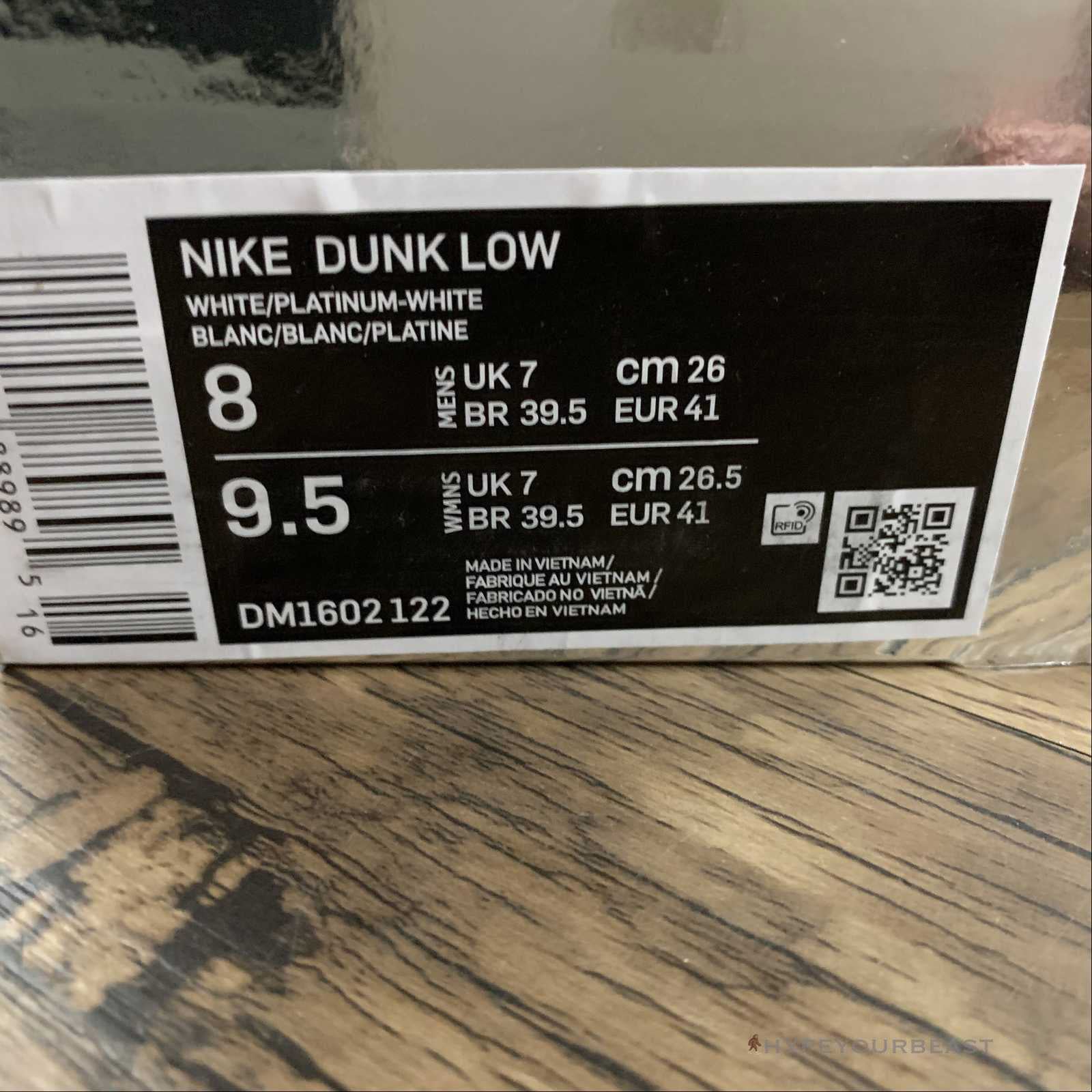 Off White X Nike Dunk Low 'Dear Summer - 44/50'