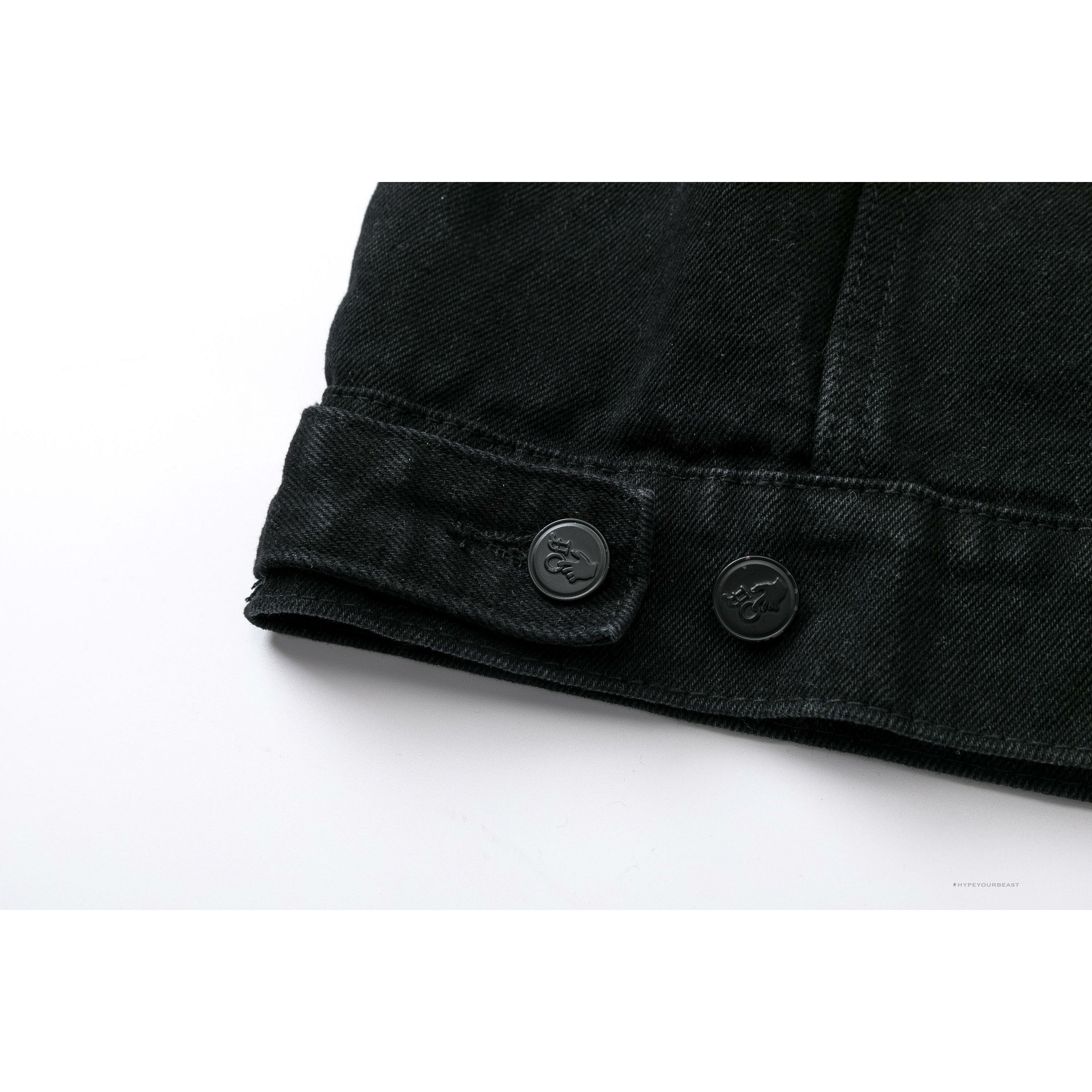 Off White Denim Black Jacket - White