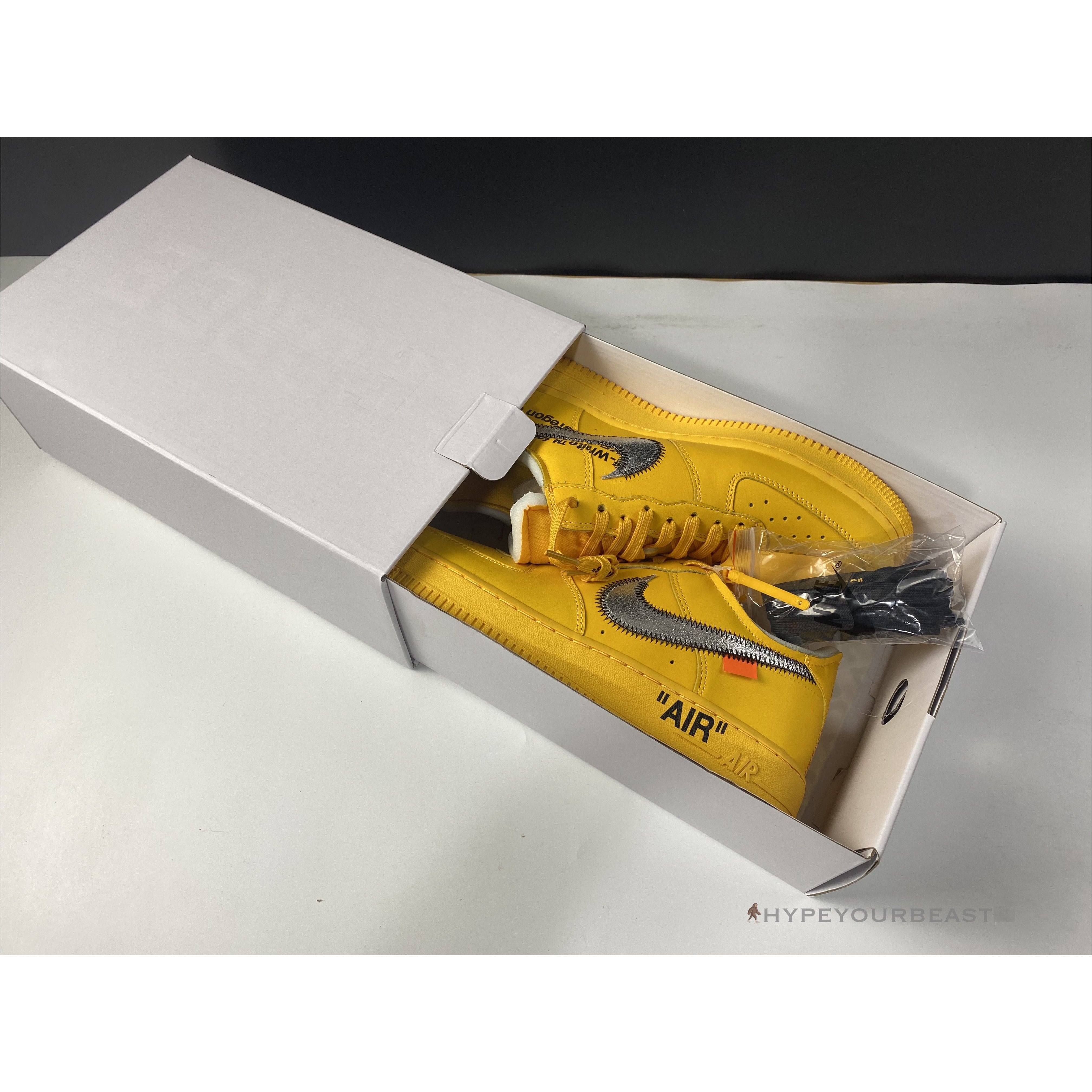 Off White X Air Force 1 Low 'Yellow'