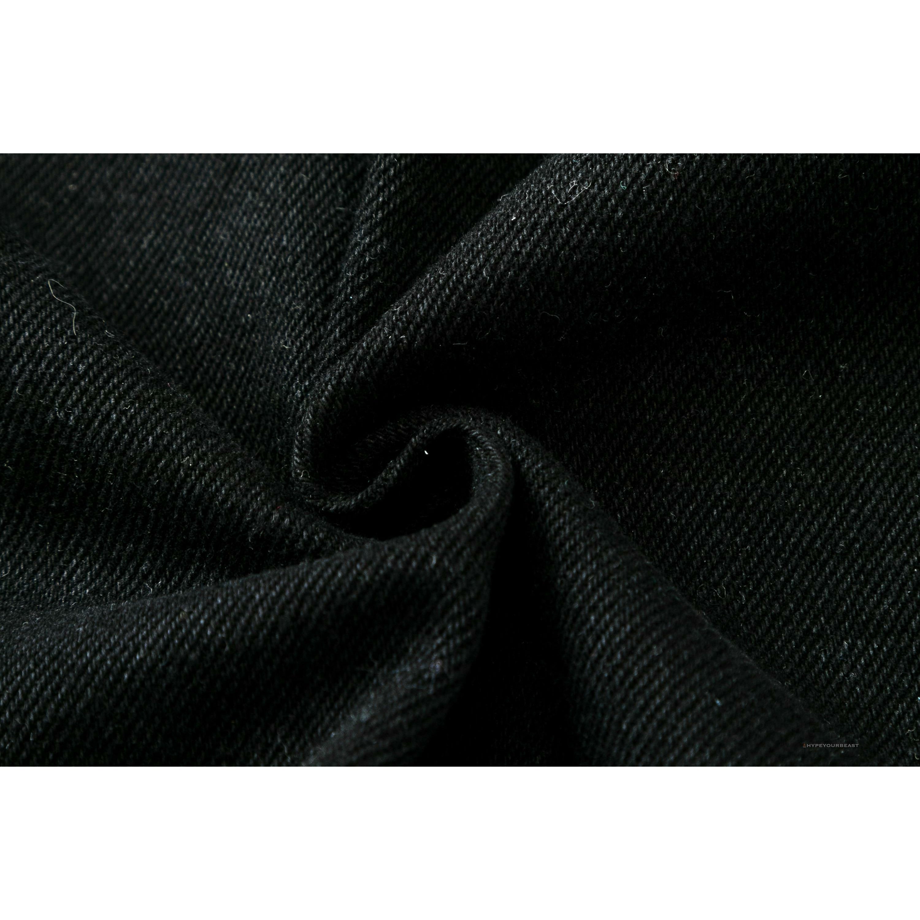 Off White Denim Black Jacket - White