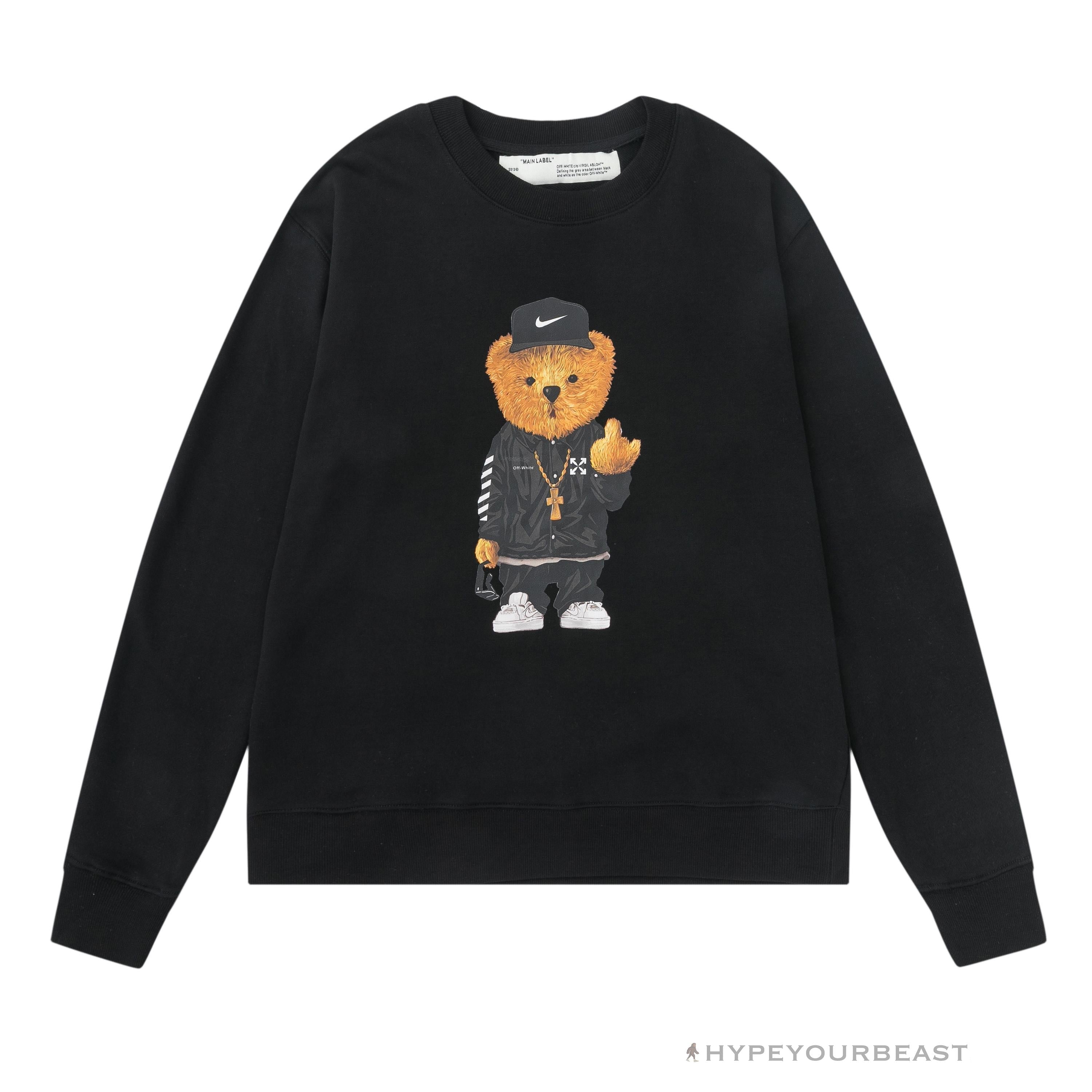 Off-White X Nike Shirt Teddy Black