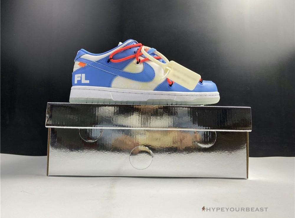 Futura X Off-White X Nike Dunk Low Blue