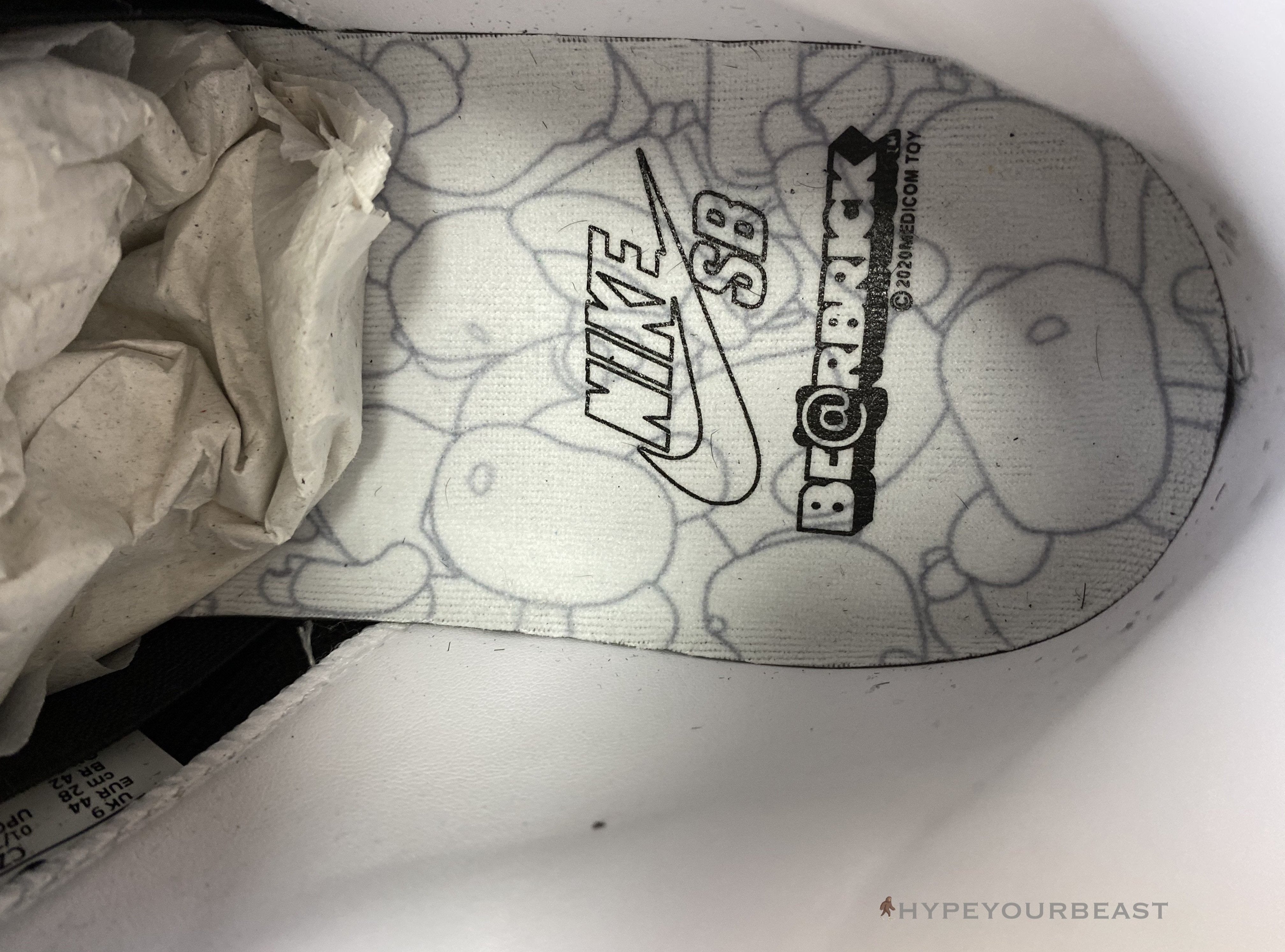 Nike Dunk SB Low Black Medicom Toy