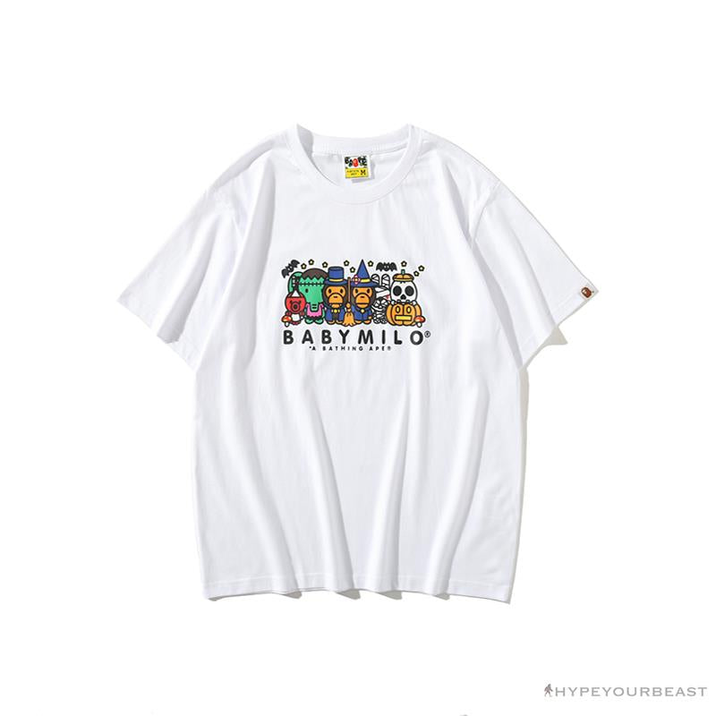 BAPE Baby Milo Halloween Tee Shirt 'WHITE'