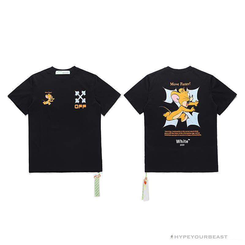 OFF-WHITE Handsome Jerry Arrow Tee Shirt 'BLACK'