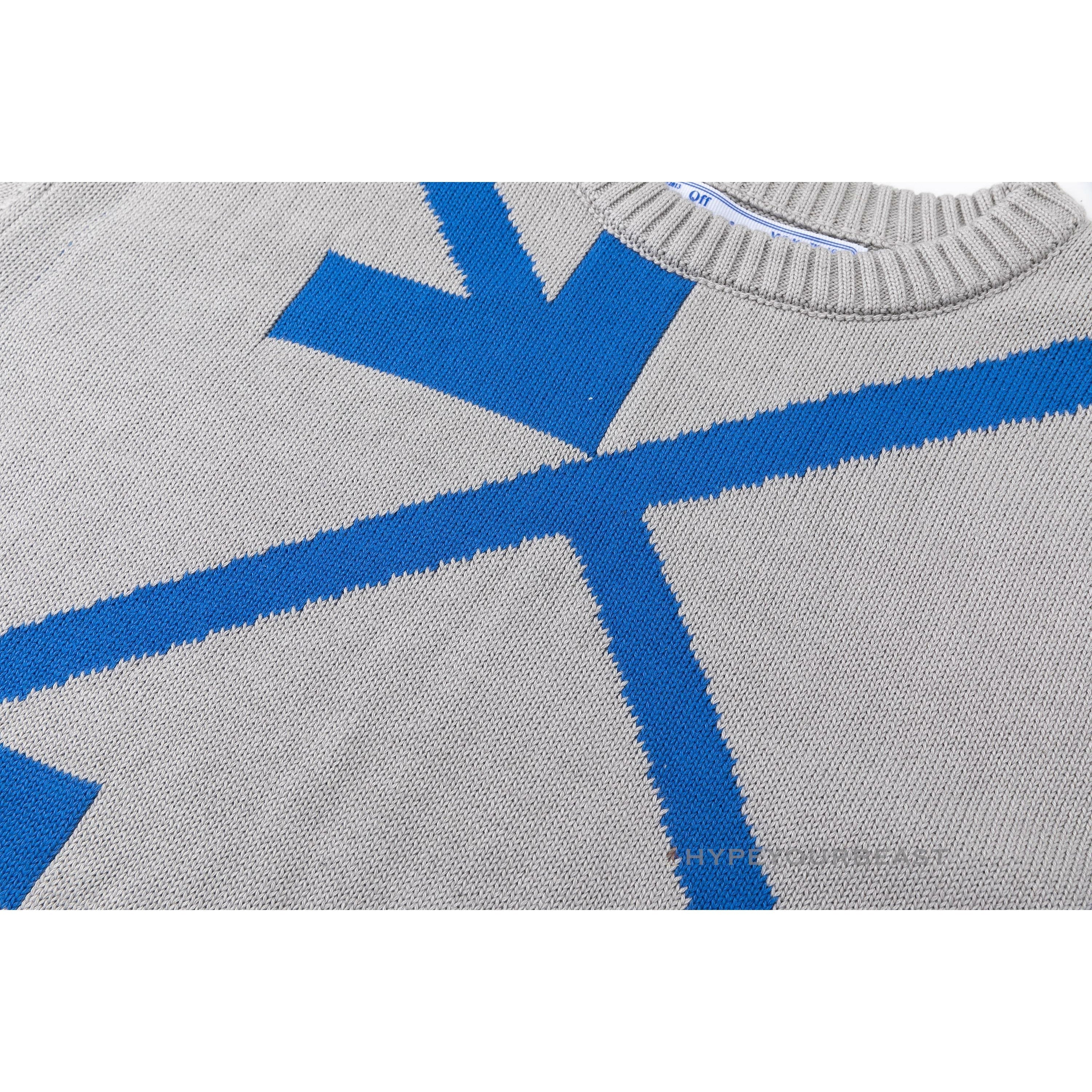 Off-White Shirt Blue Arrow