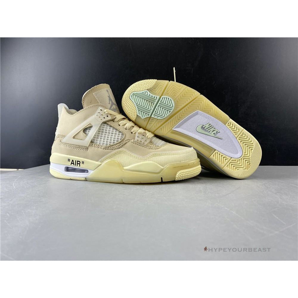 Off White X Air Jordan 4 Sail