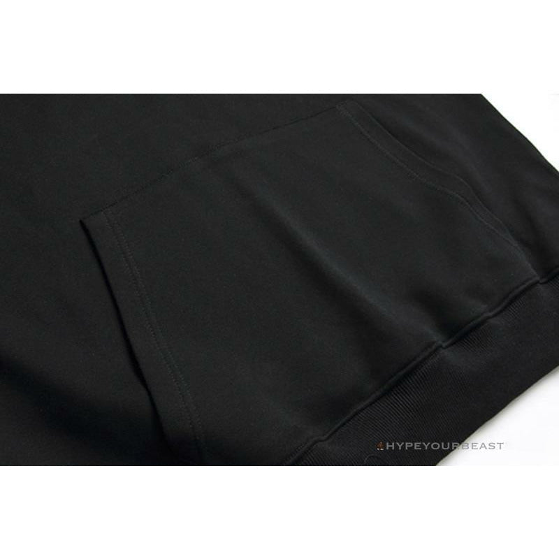 Off White Hoodie Black BLUE