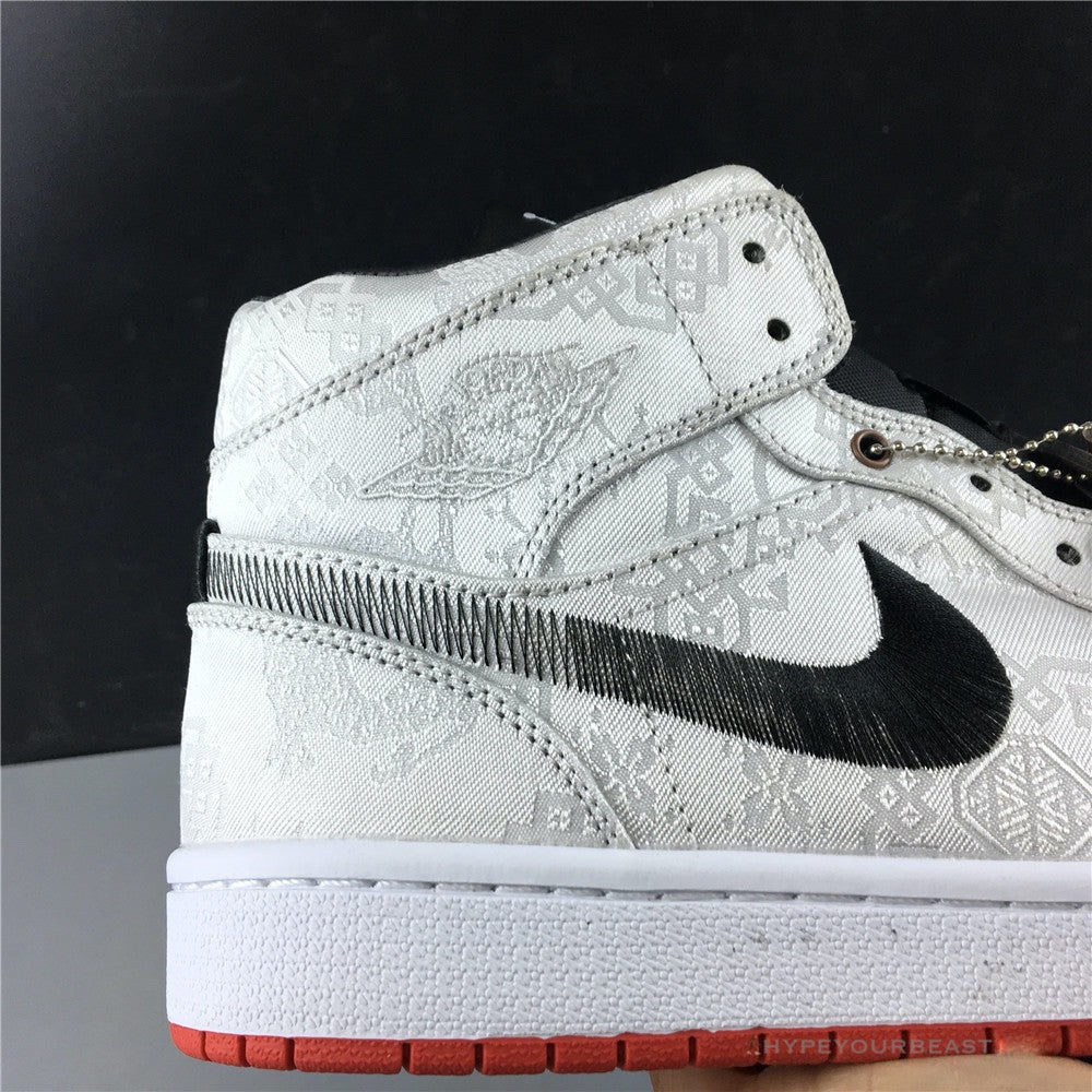 Air Jordan 1 Mid X CLOT White