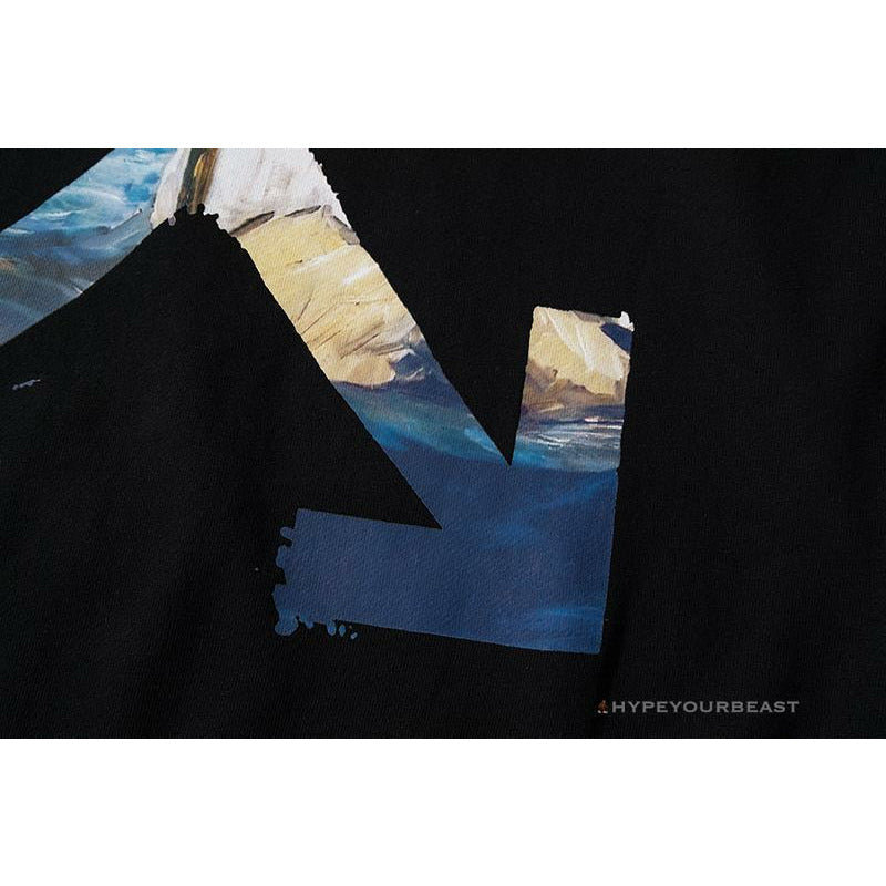 Off White Hoodie Black Sail