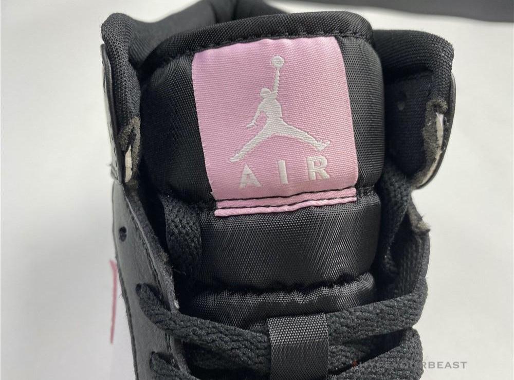 Jordan 1 Mid White Black Light Arctic Pink