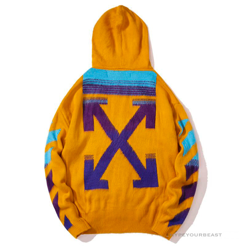 Off White Hoodie Yellow