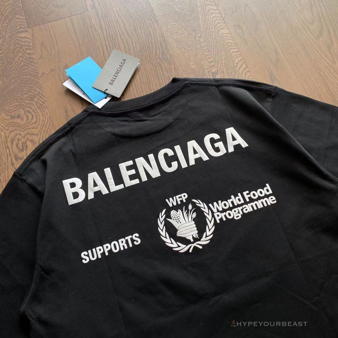 BCG Support Word Food Programme Tee Shirt Black