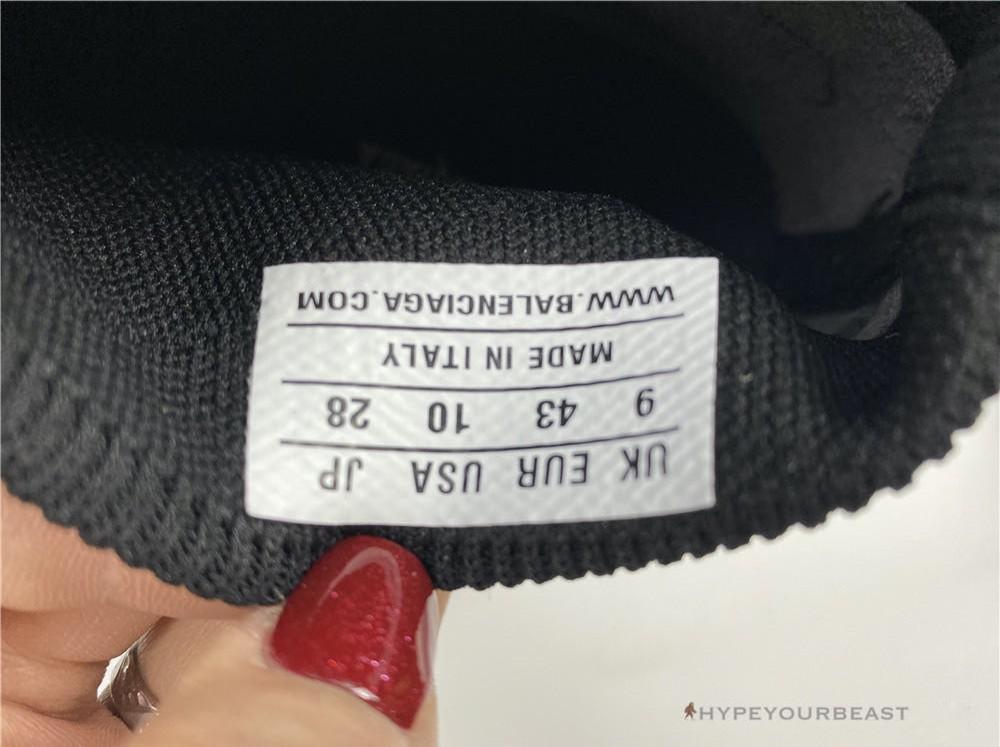 BCG Sock Sneakers Black / White Sole