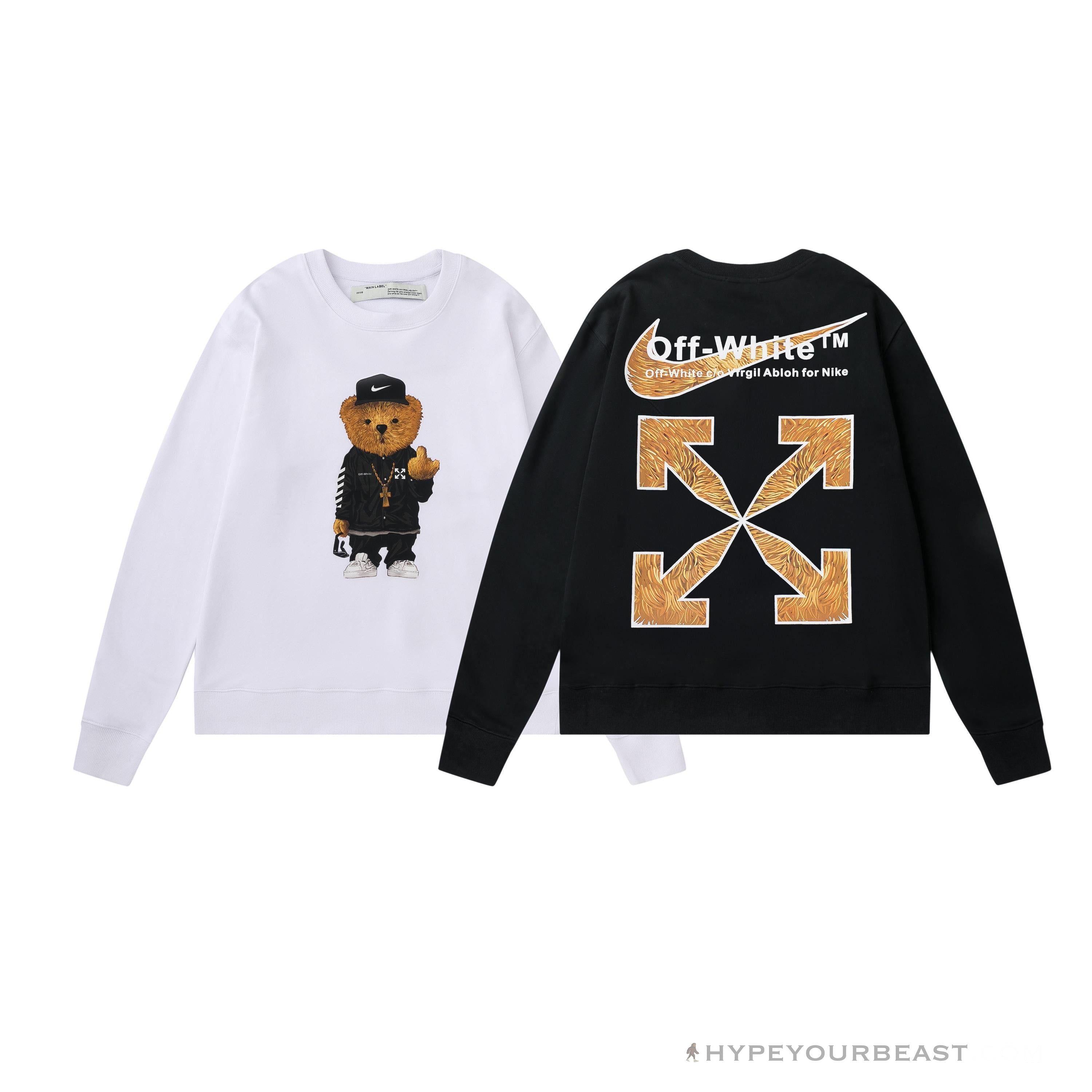 Off-White X Nike Shirt Teddy White