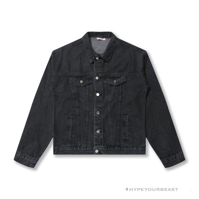 Palm Angels Jean Jacket Black