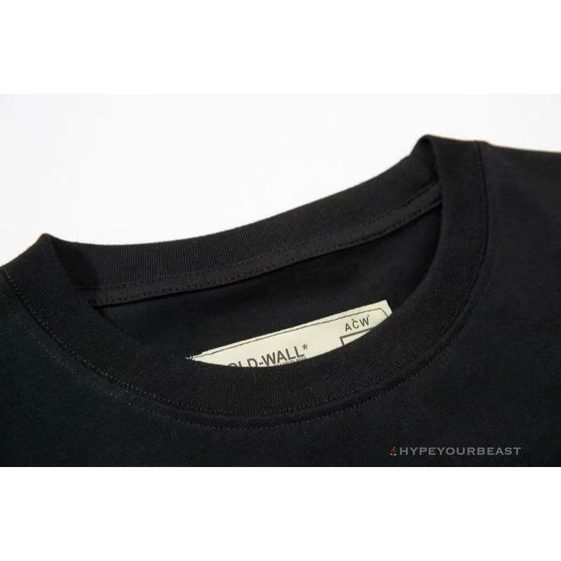 OFF-WHITE ACW Empressed Tee Shirt 'BLACK'