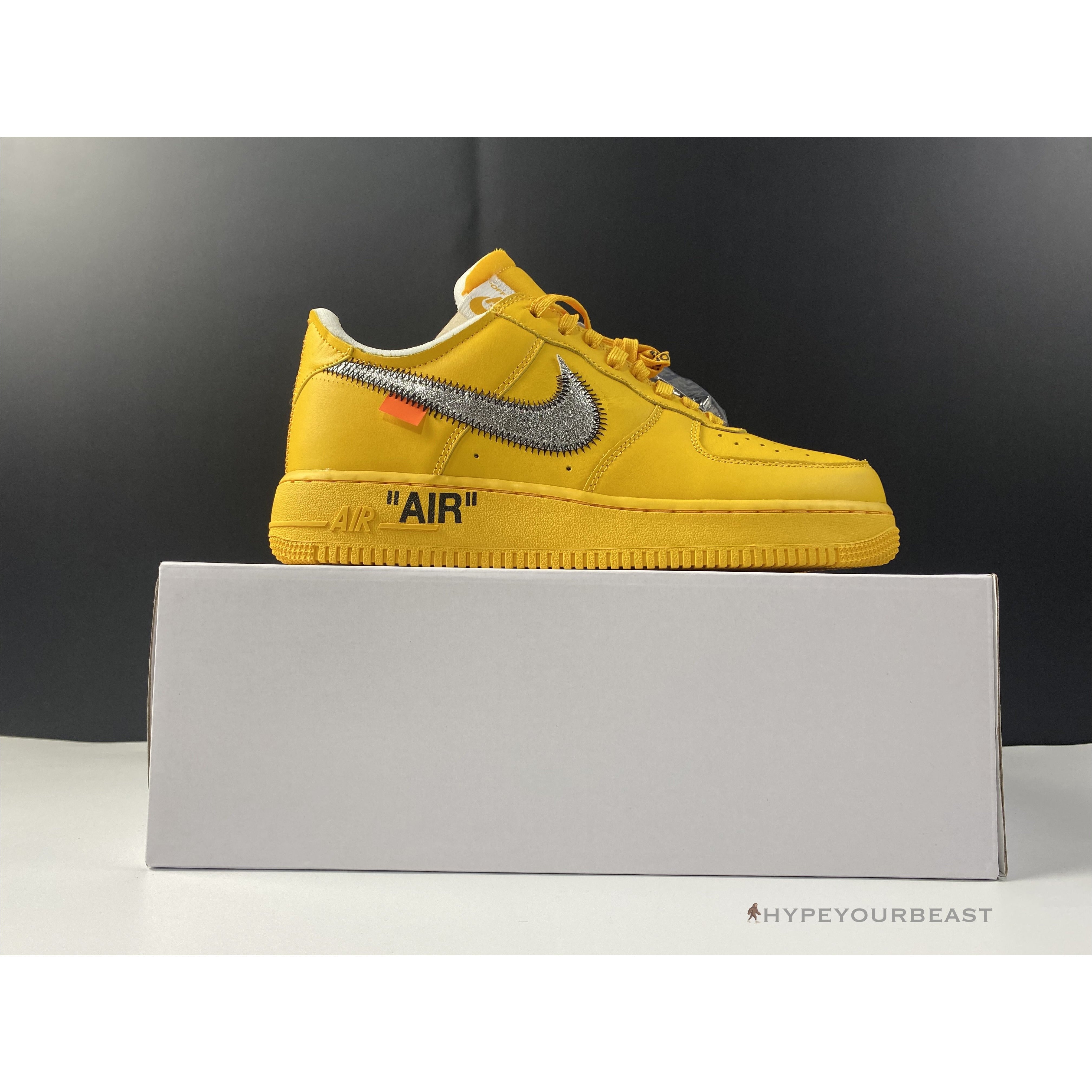 Off White X Air Force 1 Low 'Yellow'
