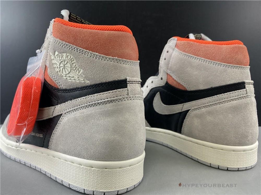 Air Jordan 1 Retro High OG Neutral Grey Hyper Crimson