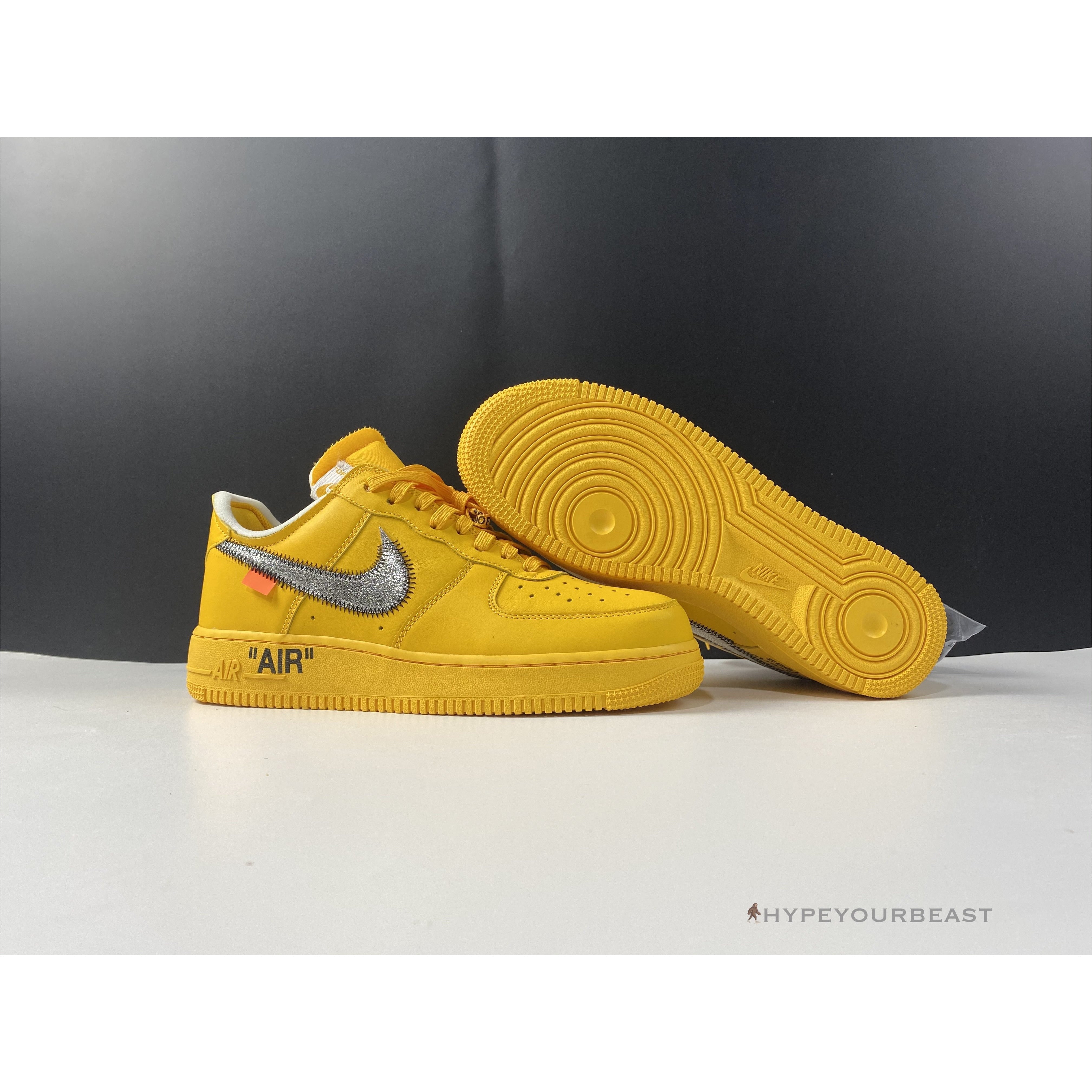 Off White X Air Force 1 Low 'Yellow'