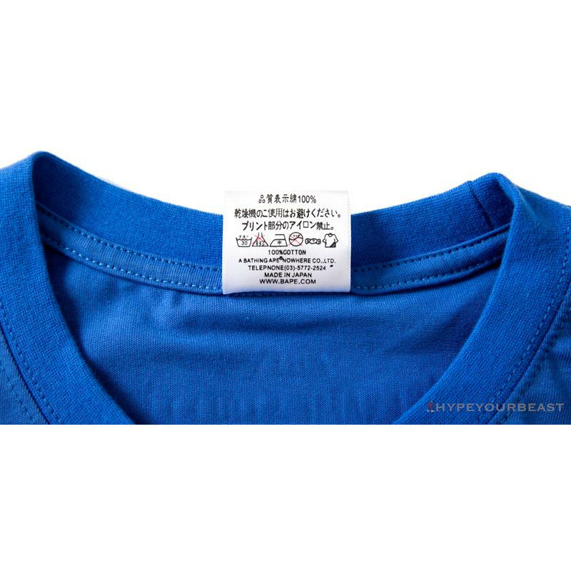 BAPE Baby Milo Sesame Street Carp Streamer Tee Shirt 'BLUE'