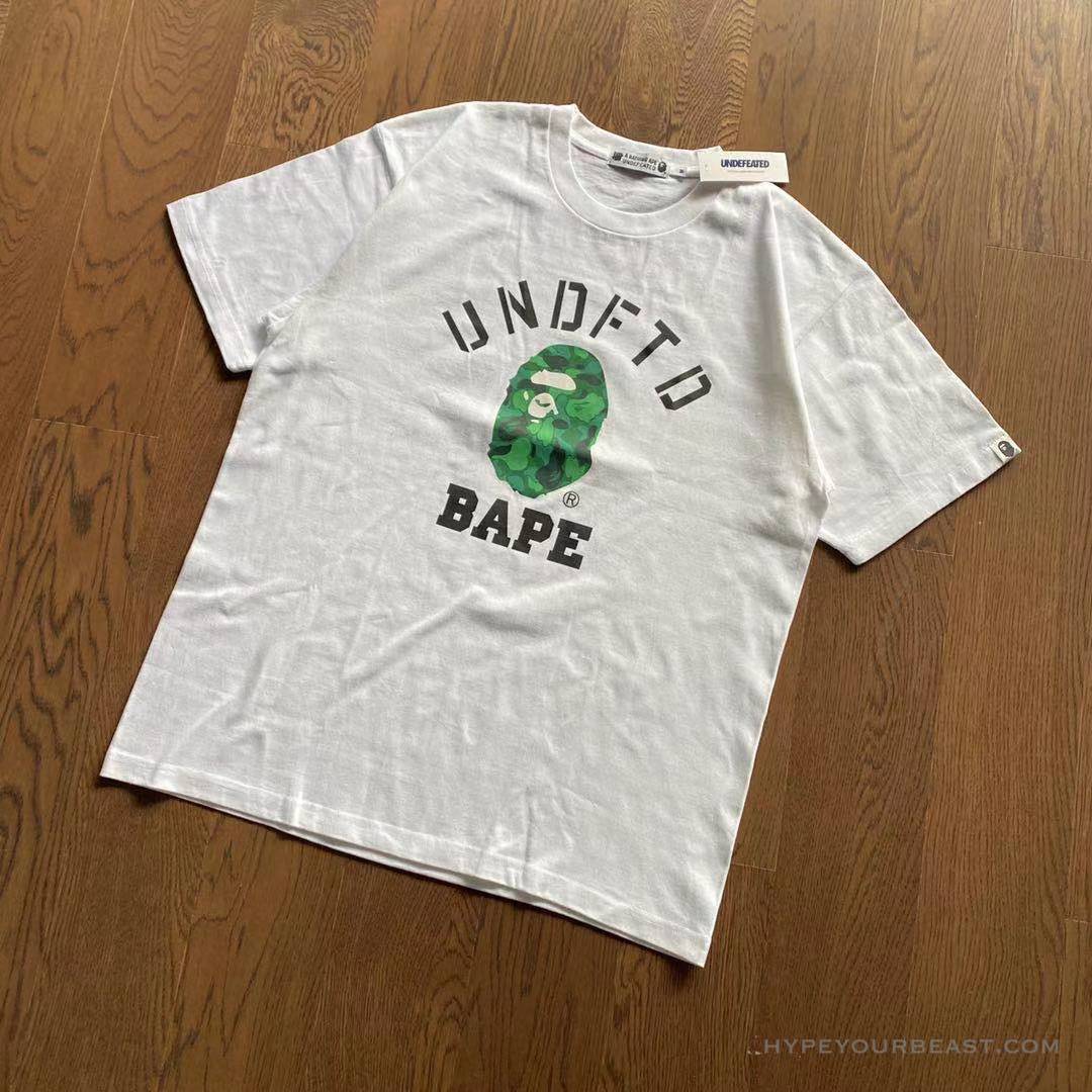 UNDFTD X Bape Tee Shirt White