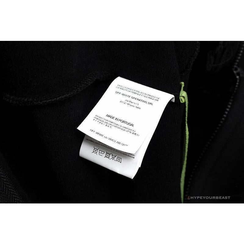 OFF-WHITE New Madonna Painting Cotton Terry Long Sleeve Shirt 'BLACK'