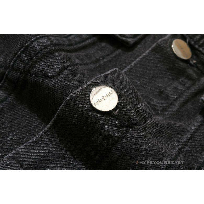 Palm Angels Jean Jacket Black
