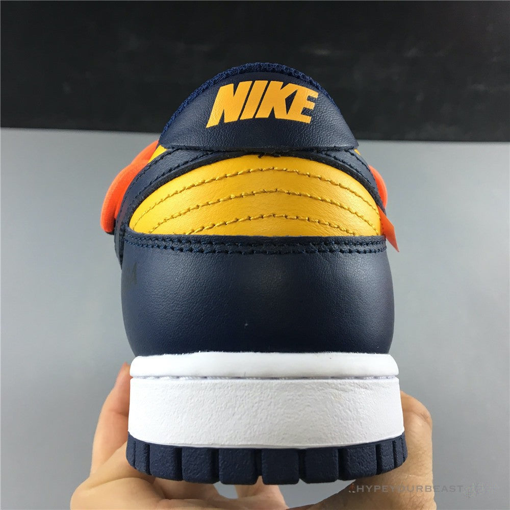 Nike Off-White X Dunk Low 'University Gold'
