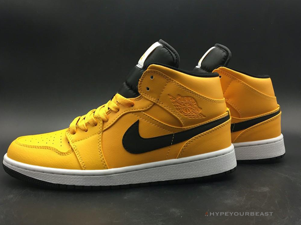 Air Jordan 1 Mid Taxi Yellow
